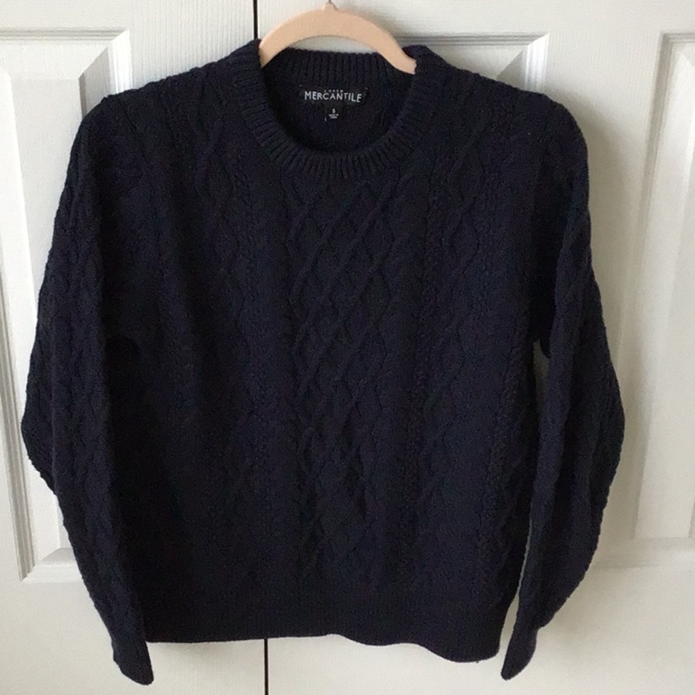 JCrew men’s size small cable knit sweater